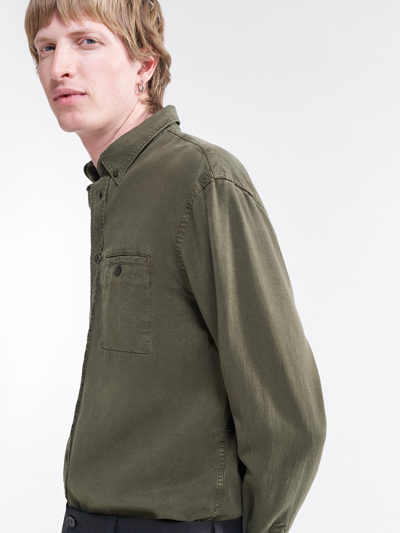 Shop Filippa K Zachary Shirt In Green