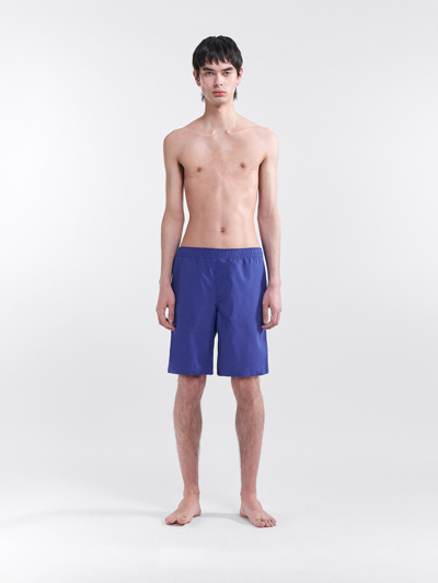 Filippa K Long Board Shorts In Blue