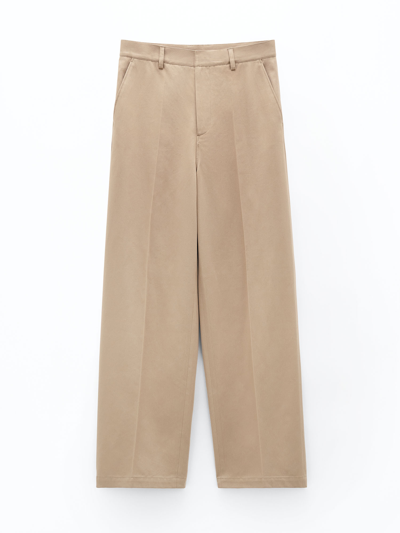 Shop Filippa K Henry Unisex Trouser In Brown