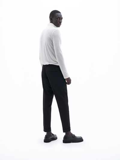 Filippa K Terry Cropped Trousers In Black