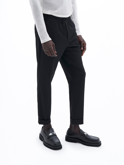 Filippa K Terry Cropped Trousers In Black