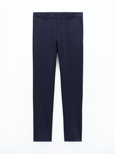 Shop Filippa K Liam Wool Trousers In Blue