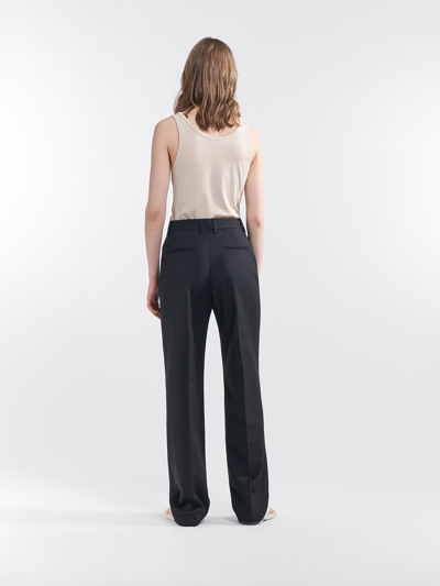 Filippa K Cara Cool Wool Trouser In Black