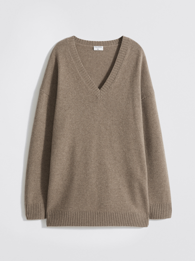 Shop Filippa K Cynthia Cashmere Sweater In Brown