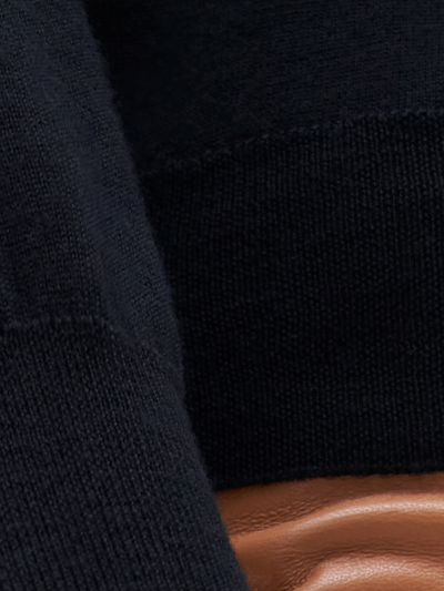 Filippa K Merino R-neck Sweater In Black