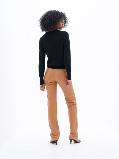 Filippa K Merino R-neck Sweater In Black