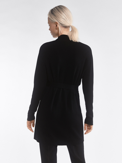 Shop Filippa K Belted Mid Cardigan In Black