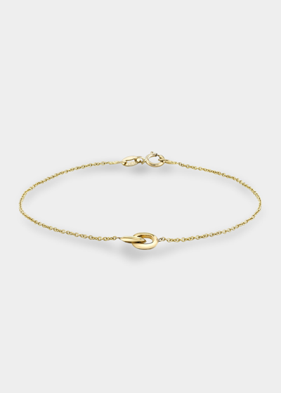 Shop Lizzie Mandler Fine Jewelry Extra-small Linked Bracelet In Yg