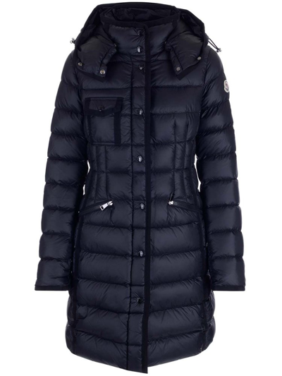 Shop Moncler Hermine Padded Down Jacket In Black