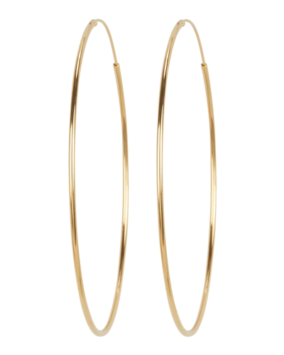 Shop Argento Vivo Endless Hoop Earrings In Gold