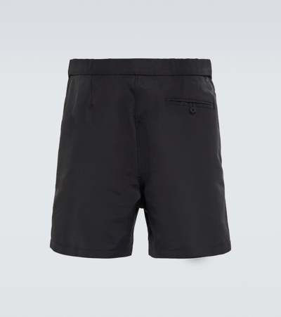 Shop Frescobol Carioca Tailored Swim Trunks In Black