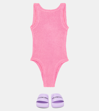 Hunza G Classic Swimsuit In Bubblegum