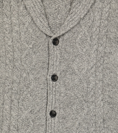 Shop Tartine Et Chocolat Wool Cardigan In Gray