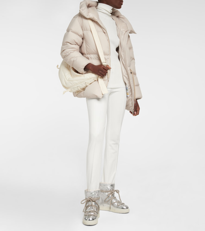 Inuikii Sneaker Star Wedge Metallic Snow Boots In Silver