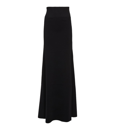 Shop Victoria Beckham High-waisted Maxi Skirt In Black