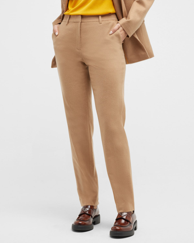 Shop Lafayette 148 Clinton Tapered Camel Hair Pants