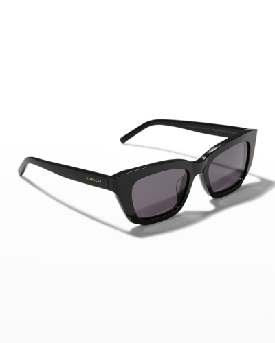 Shop Givenchy Acetate Cat-eye Sunglasses In Black