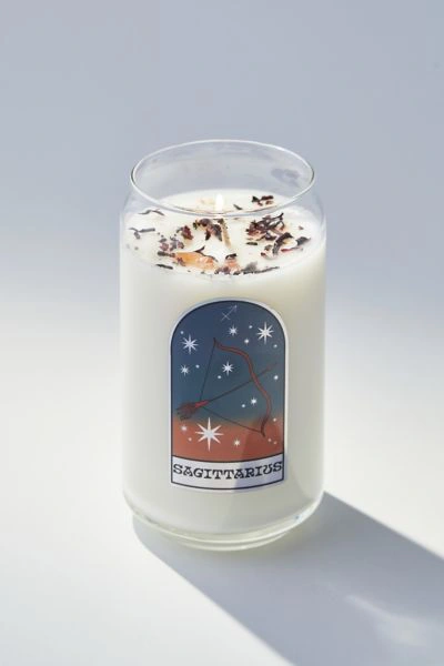 Shop Urban Outfitters Zodiac Crystal Candle In Sagittarius At