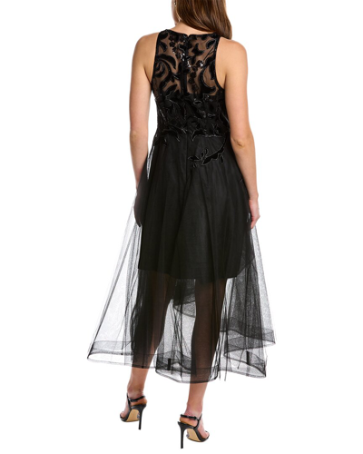 Shop Adrianna Papell High-low Cocktail Dress In Black
