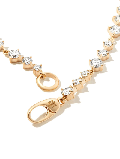 Shop Lizzie Mandler Fine Jewelry 18kt Yellow Gold Wave Éclat Diamond Tennis Bracelet