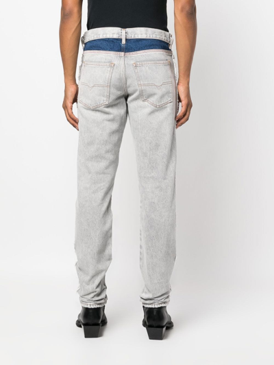 Shop Diesel 1995 007n5 Straight-leg Jeans In Grey