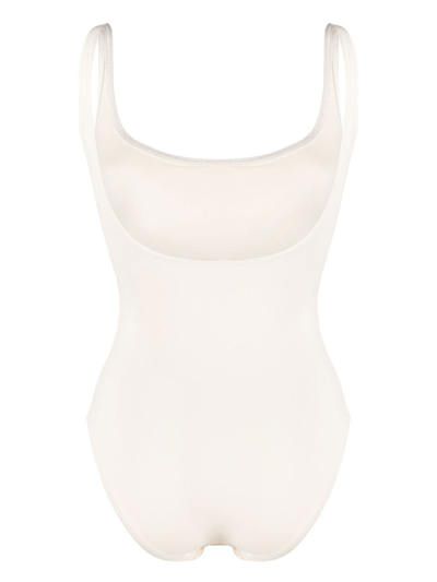 Shop Eres Panelled-waist Swimsuit In Neutrals