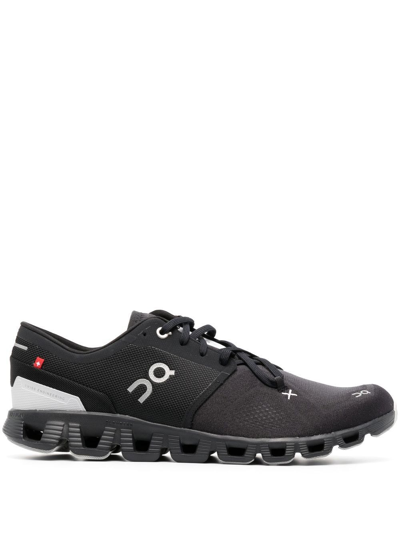Shop On Running On Cloud X 3 Sneakers In Black