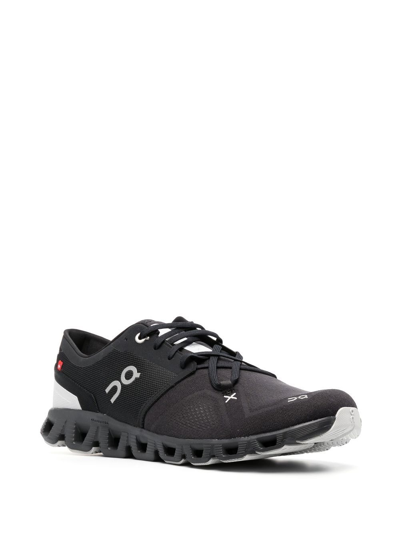 Shop On Running On Cloud X 3 Sneakers In Black