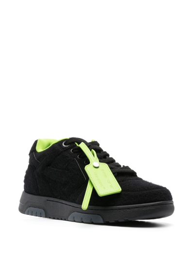 Shop Off-white Out Of Office Low-top Sneakers In Black