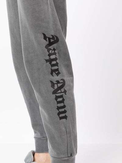 Aape By A Bathing Ape Logo-print Track Pants In Grey