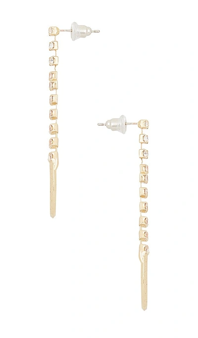 Shop Amber Sceats X Revolve Tear Drops Earrings In Metallic Gold