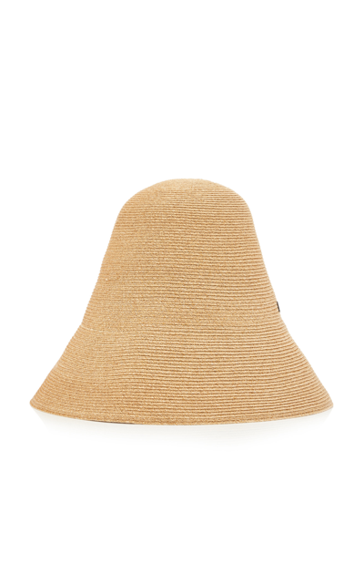 Shop Totême Woven Paper Straw Hat In Neutral