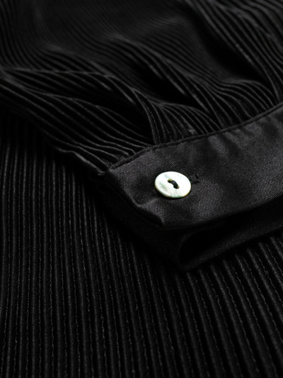 Shop Sleeper Origami Plissé Pyjama Set In Black