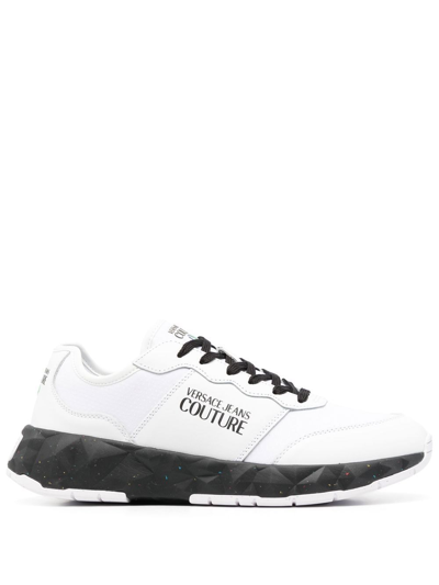 Shop Versace Jeans Couture Atom Low-top Sneakers In White
