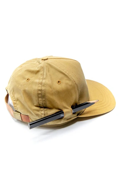 Shop Imperfects Creator's Baseball Cap In Brushed Brown