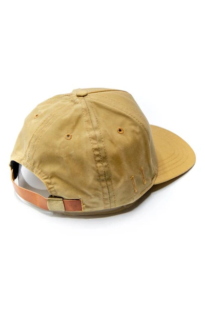 Shop Imperfects Creator's Baseball Cap In Brushed Brown