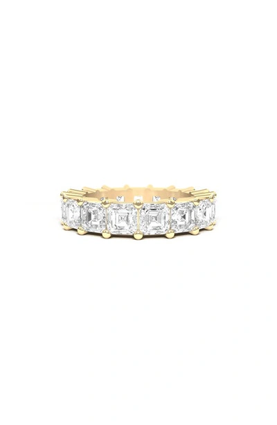 Hautecarat Lab Created Diamond Eternity Ring In 18k Yellow Gold