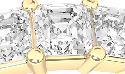 Hautecarat Lab Created Diamond Eternity Ring In 18k Yellow Gold