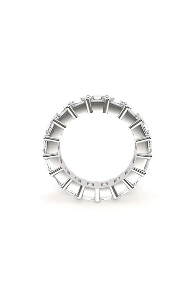 Hautecarat Lab Created Diamond Eternity Ring In 18k White Gold