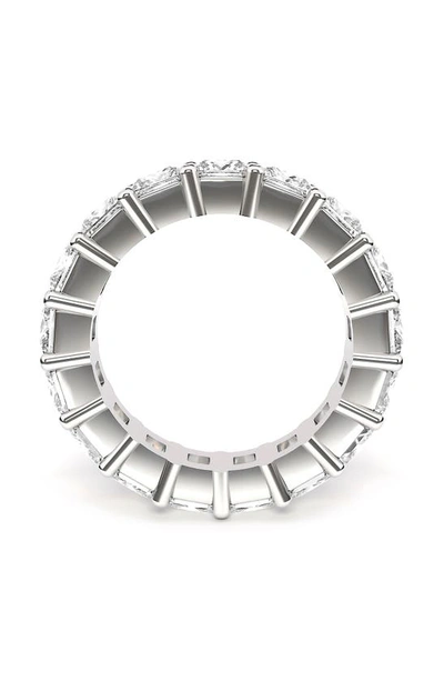 Hautecarat Lab Created Diamond Eternity Ring In 18k White Gold