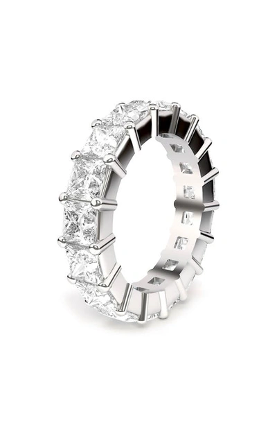 Hautecarat Lab Created Diamond Eternity Ring In 18k White Gold