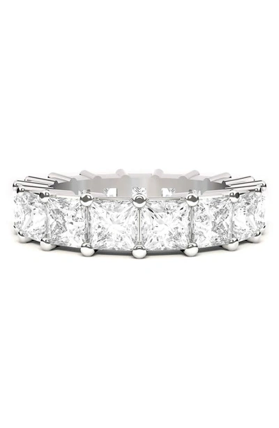 Hautecarat Lab Created Diamond Eternity Ring In 18k White Gold