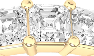 Hautecarat Lab Created Diamond Eternity Ring In 18k Yellow Gold