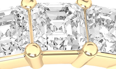 Hautecarat Lab Created Diamond Eternity Ring In 18k Yellow Gold