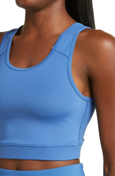 Tomboyx Full Spectrum Sports Bra In Chrome Blue