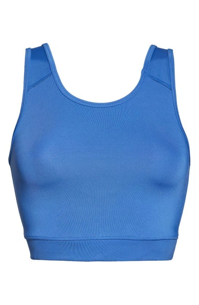 Tomboyx Full Spectrum Sports Bra In Chrome Blue