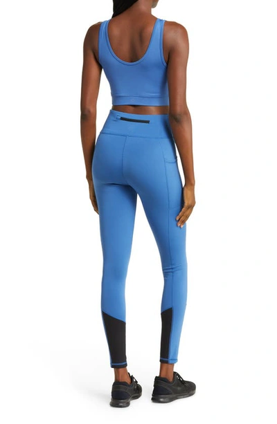 Tomboyx Full Spectrum Sports Bra In Chrome Blue