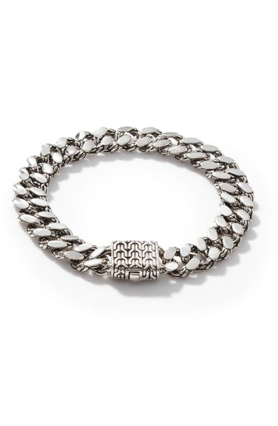 John Hardy Classic Chain 11mm Curb Link Bracelet In Silver