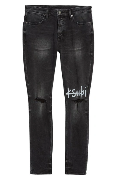 Shop Ksubi Van Winkle High 1999 Skinny Jeans In Black