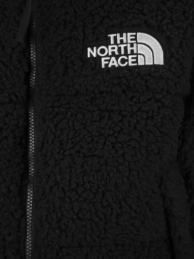Shop The North Face Nuptse - Long-haired Jacket In Black